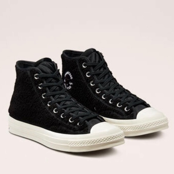 Converse Chuck 70 Varsity Hi Sherpa High-Top Sneakers Black M6.5/W8.5 $90 NIB - Picture 4 of 8